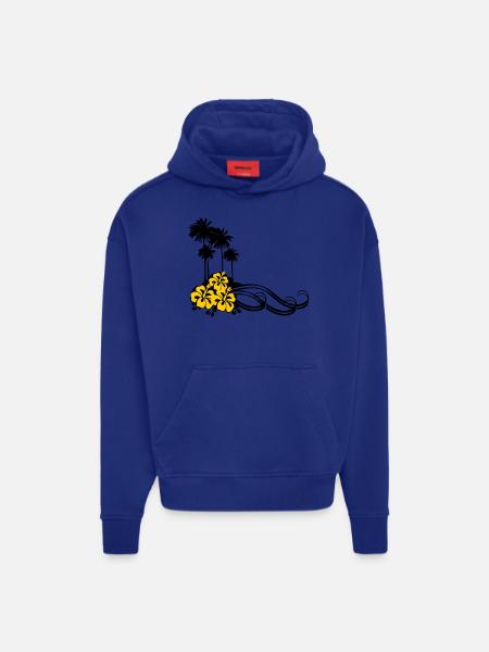 Palmen - Hoodie- made by SPREAD - Iconic Blue