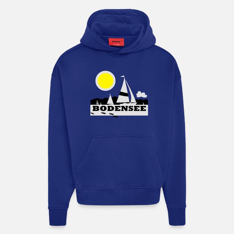 Bodensee Segeltraum - Hoodie- made by SPREAD  - Iconic Blue