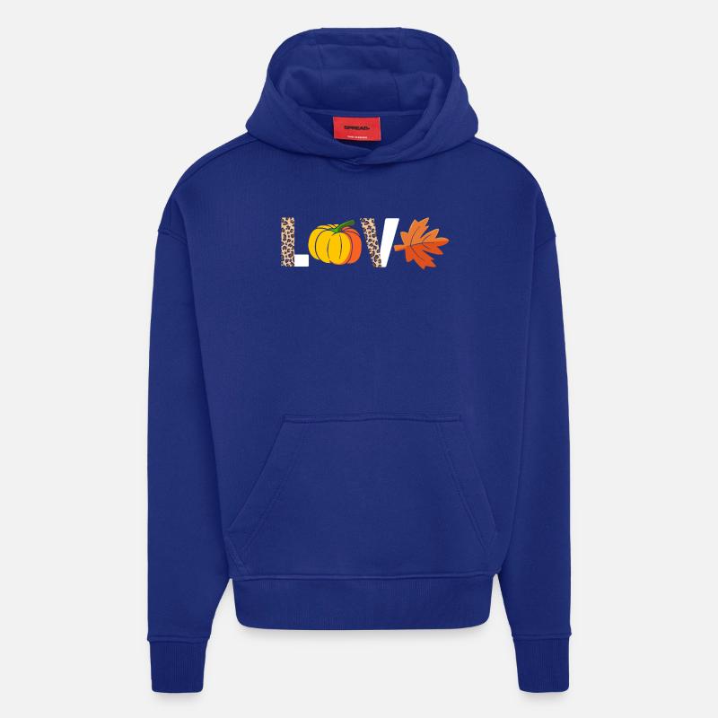 Thanksgiving Mama Mutter Oma Großmutter - Hoodie- made by SPREAD  - Iconic Blue