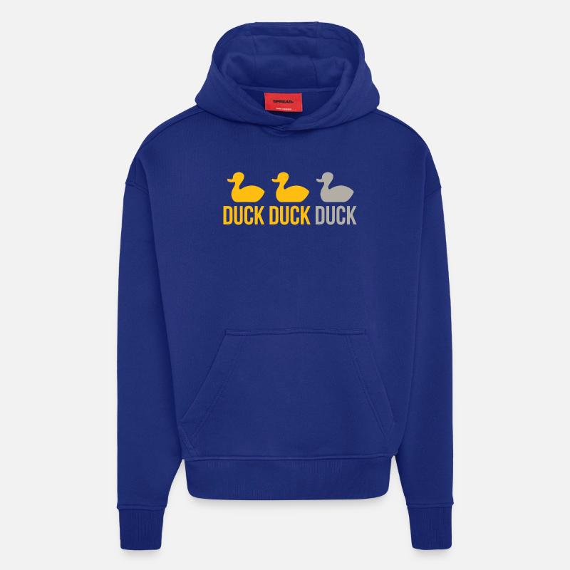 Tri-Duck Wiederholungsemblem - Hoodie- made by SPREAD - Iconic Blue