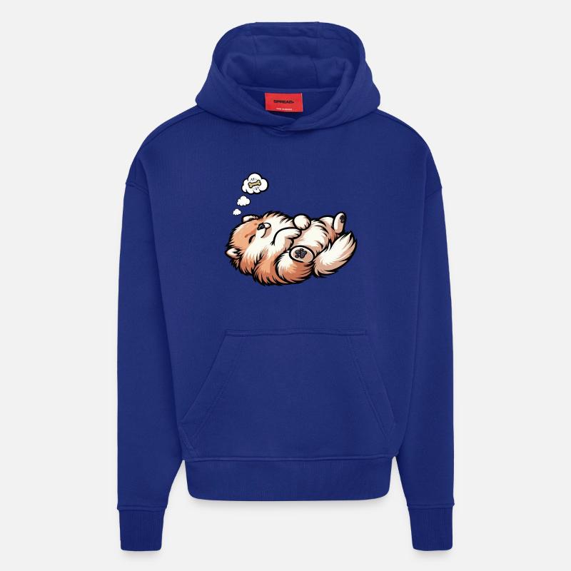 Zwergspitz Zwergspitze Spitzhund Zwergspitzhalter - Hoodie- made by SPREAD  - Iconic Blue