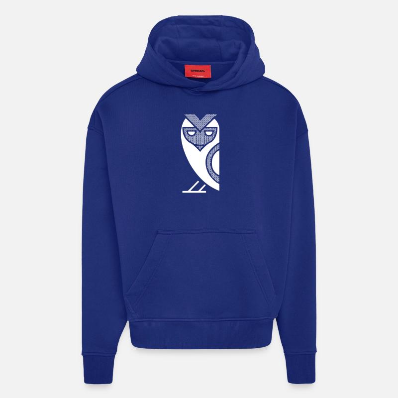Eule - Hoodie- made by SPREAD  - Iconic Blue