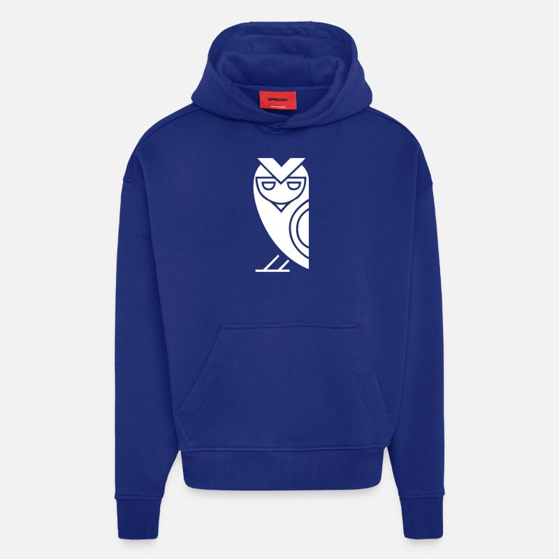 Ägyptische Eule - Hoodie- made by SPREAD  - Iconic Blue