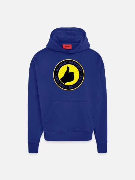 Almost perfect and awesome - Hoodie- made by SPREAD  - Iconic Blue