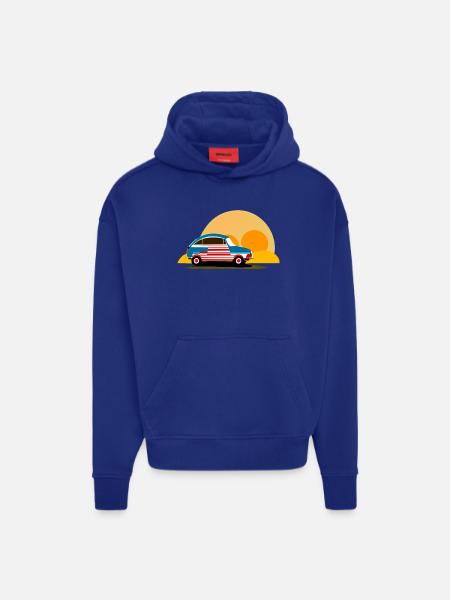 into the sunset - Hoodie- made by SPREAD  - Iconic Blue