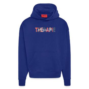 Physiotherapie Physiotherapeuten Physiotherapeut - Hoodie- made by SPREAD  - Iconic Blue - Vorne