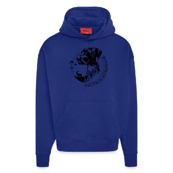 DEUTSCH KURZHAAR Jagdhunde Portait Hund Wilsigns - Hoodie- made by SPREAD  - Iconic Blue - Vorne