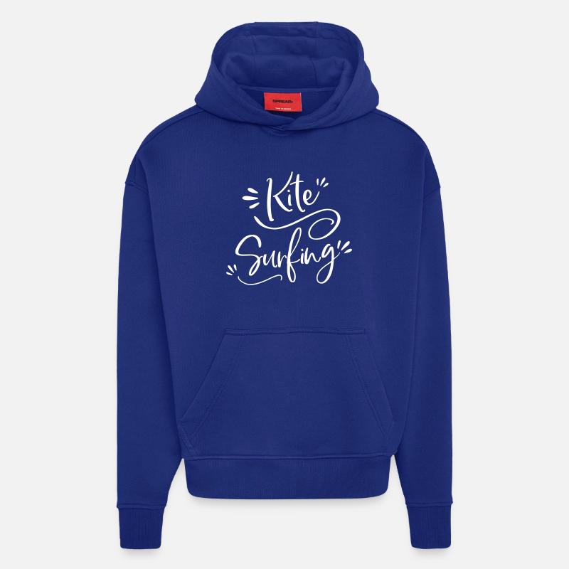 kitesurfing Kitesurfer Geschenk - Hoodie- made by SPREAD - Iconic Blue