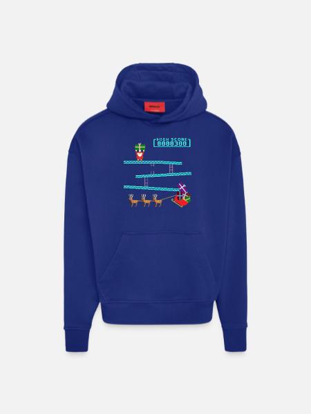 Santa Kong - Hoodie- made by SPREAD - Iconic Blue