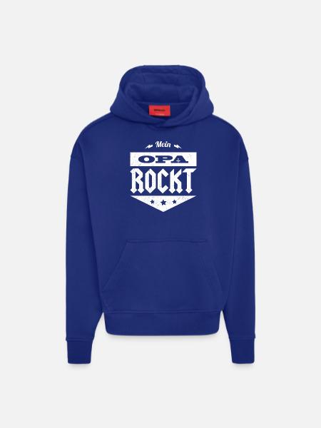 My Grandpa is rocking - Hoodie- made by SPREAD  - Iconic Blue