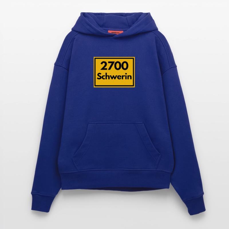 OLD POSTCODE POSTCODE RETRO 2700 SCHWERIN SCHLOSS Hoodie- made by SPREAD 