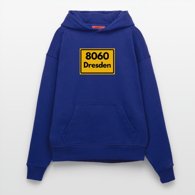 OLD POSTCODE ZIP CODE 8060 DRESDEN SAXONY Hoodie- made by SPREAD 