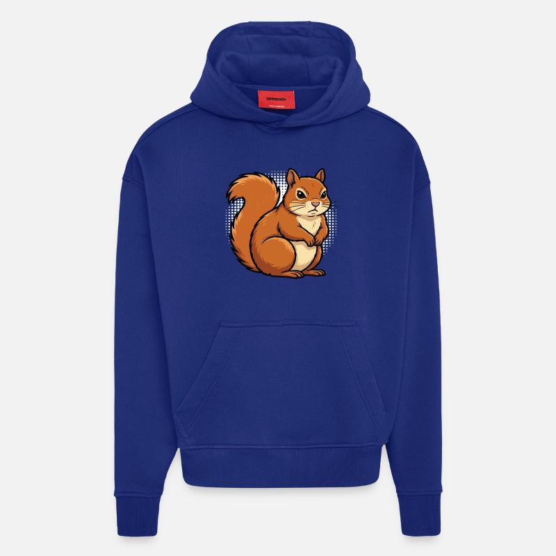 Eichhörnchen Eichhorn Eichhörnchenliebhaber Nager - Hoodie- made by SPREAD  - Iconic Blue