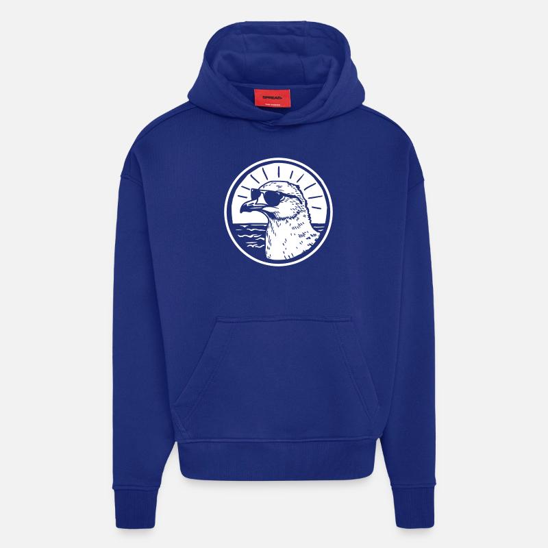Möwe - Hoodie- made by SPREAD  - Iconic Blue