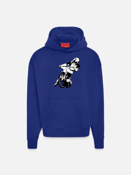 Speedway Racing - Hoodie- made by SPREAD - Iconic Blue