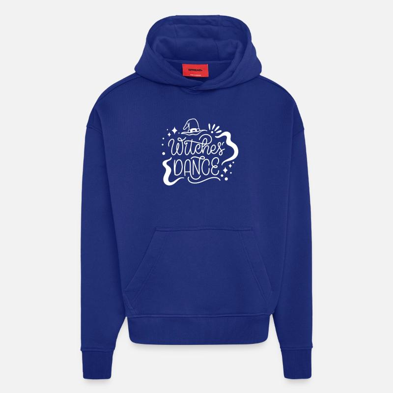 Sorcières Sorcière Danse - Sweat à capuche bio épais oversize fabriqué en UE - Iconic Blue