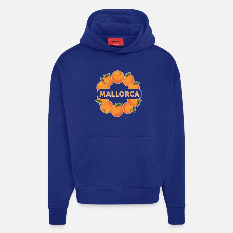 Mallorca Orangen Kreis - Hoodie- made by SPREAD - Iconic Blue