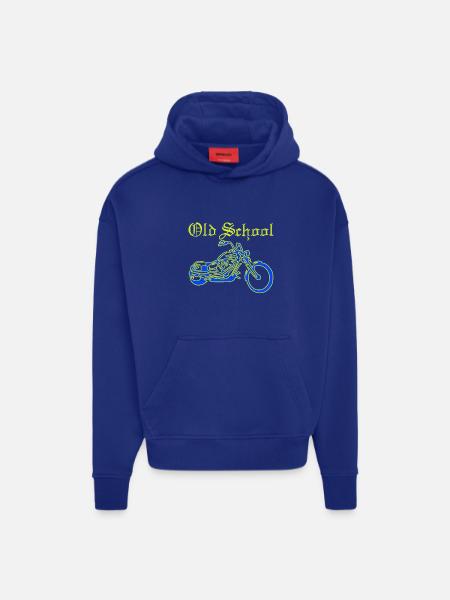 Motorrad, Roller, Moped - Hoodie- made by SPREAD - Iconic Blue