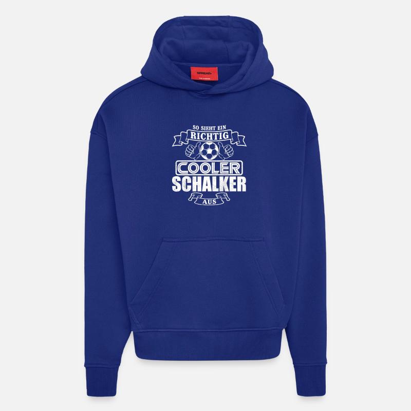 Cooler Schalker - Hoodie- made by SPREAD  - Iconic Blue