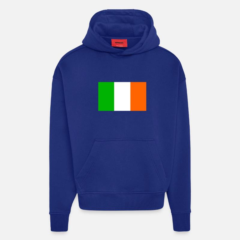 Irische Flagge - Hoodie- made by SPREAD  - Iconic Blue