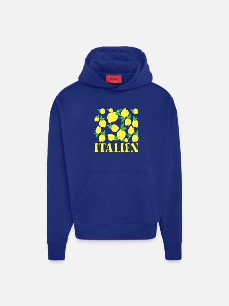 ITALIEN ZITRONEN LIMONEN - Hoodie- made by SPREAD  - Iconic Blue