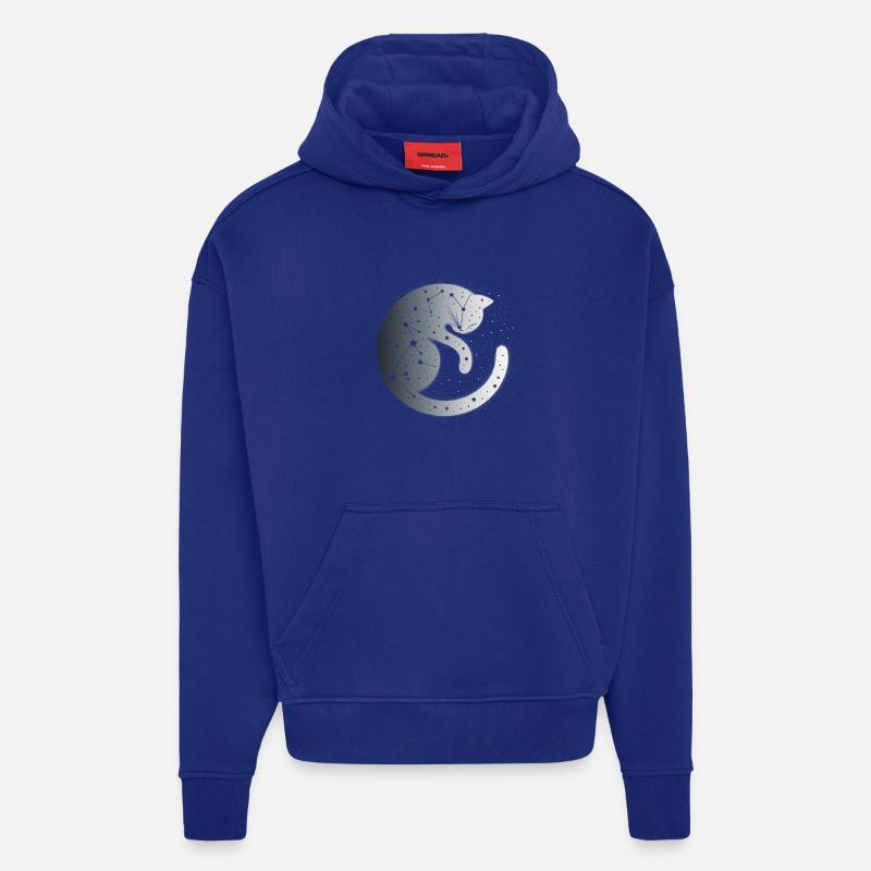 Silence - Hoodie- made by SPREAD  - Iconic Blue