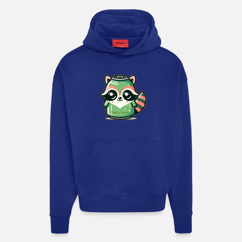 Müll zum Schatz - Hoodie- made by SPREAD  - Iconic Blue