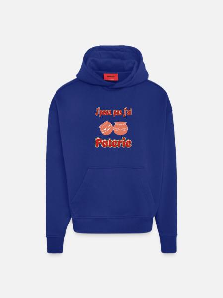 I can't I have pottery - Hoodie- made by SPREAD  - Iconic Blue