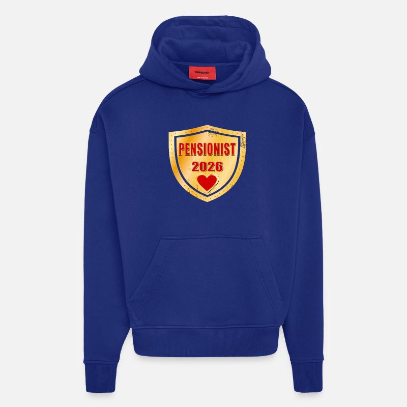 Großmutter-Rentnerin 2026 - Hoodie- made by SPREAD  - Iconic Blue