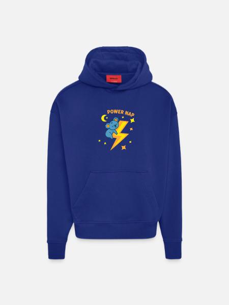 Power Nap Koala - Hoodie- made by SPREAD  - Iconic Blue