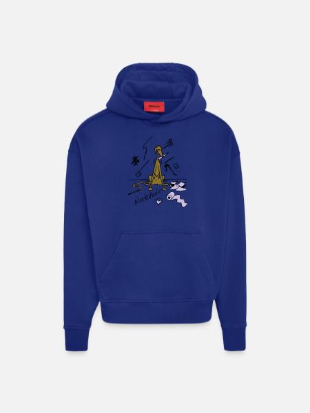 workaholic - Hoodie- made by SPREAD - Iconic Blue