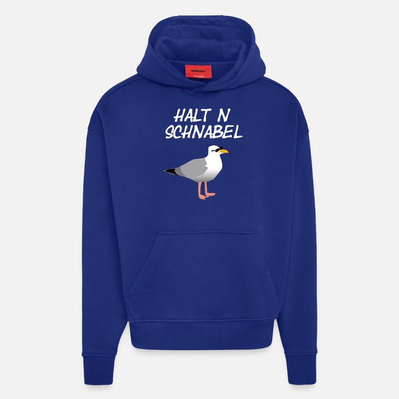 Coole Möwe - Hoodie- made by SPREAD  - Iconic Blue