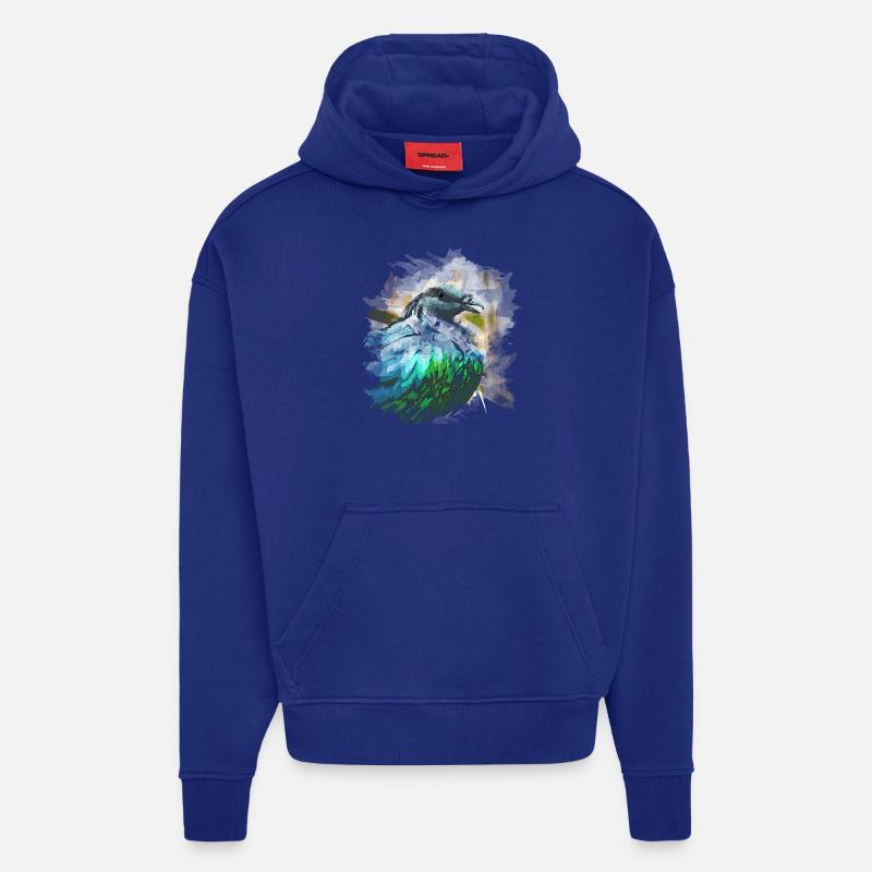 Taube - Hoodie- made by SPREAD - Iconic Blue