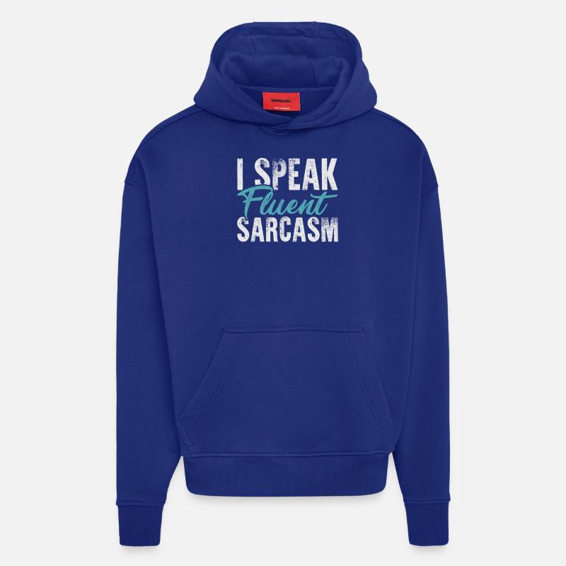 Sarkasmus - Hoodie- made by SPREAD  - Iconic Blue