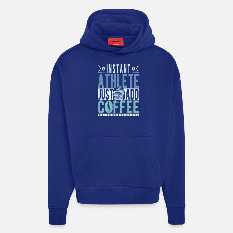 Buchalter Kaffee Spruch - Hoodie- made by SPREAD  - Iconic Blue