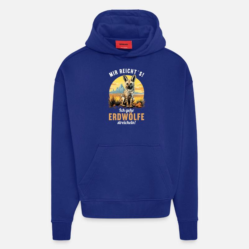 Erdwölfe Erdwolf - Hoodie- made by SPREAD  - Iconic Blue