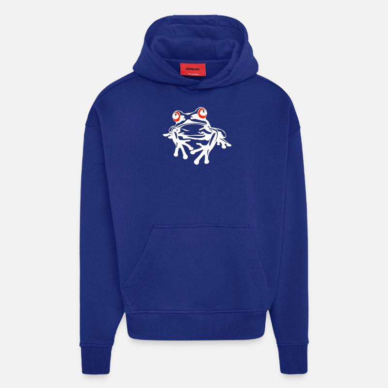 Tree Frog Baumfrösche Baumfrosch - Hoodie- made by SPREAD  - Iconic Blue