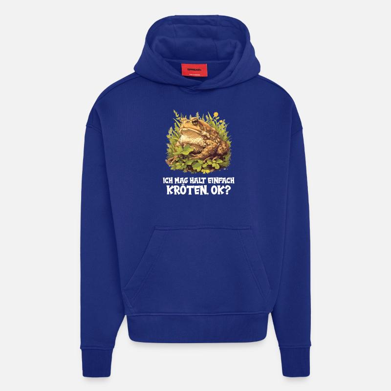 Toad Toads Toad - Hoodie- made by SPREAD  - Iconic Blue