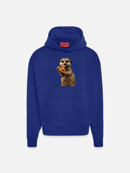 Suricate - Sweat à capuche bio épais oversize fabriqué en UE - Iconic Blue