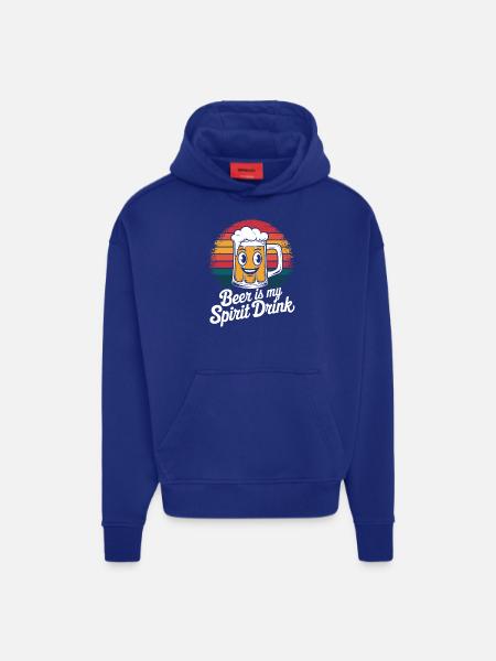 Beer is my spiritual drink - Hoodie- made by SPREAD - Iconic Blue