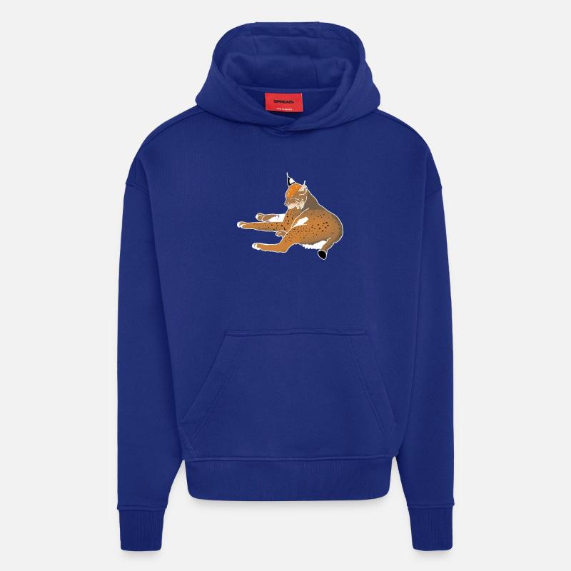 Luchs - Hoodie- made by SPREAD  - Iconic Blue