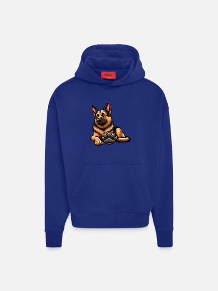 German Shepherd Shepherd Dogs Shepherd Dogs - Hoodie- made by SPREAD  - Iconic Blue