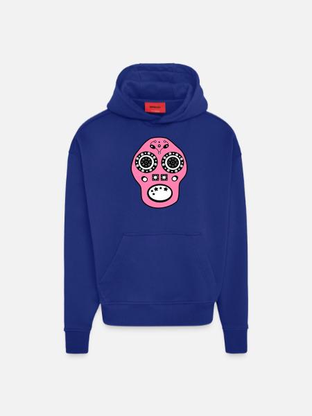 Skull - Hoodie- made by SPREAD  - Iconic Blue