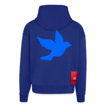 Friedenstaube - Hoodie- made by SPREAD  - Iconic Blue - Hinten