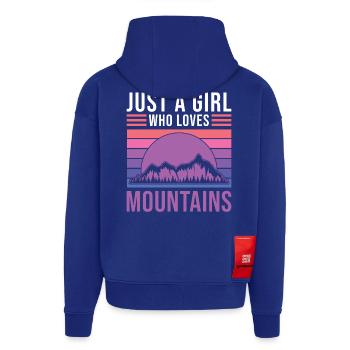 Berge - Hoodie- made by SPREAD  - Iconic Blue - Hinten
