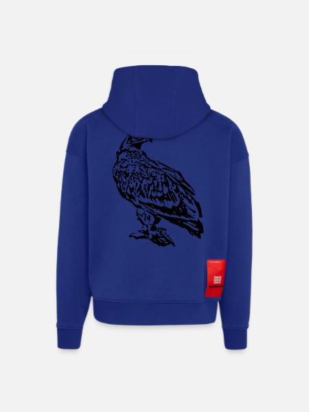 Wanderfalke, Raubvogel - Hoodie- made by SPREAD  - Iconic Blue