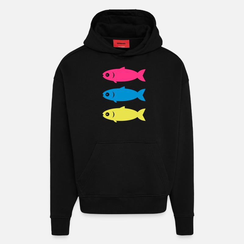 sprotten - Hoodie- made by SPREAD  - SOLID BLACK