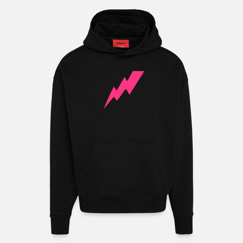 Blitz - Hoodie- made by SPREAD  - SOLID BLACK