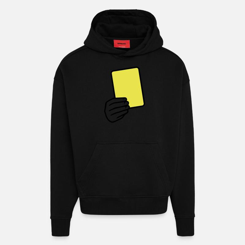 Arbitre - Sweat à capuche bio épais oversize fabriqué en UE - SOLID BLACK