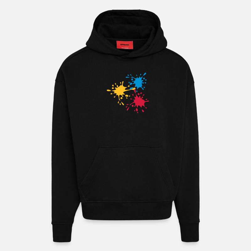 Farbe - Hoodie- made by SPREAD  - SOLID BLACK